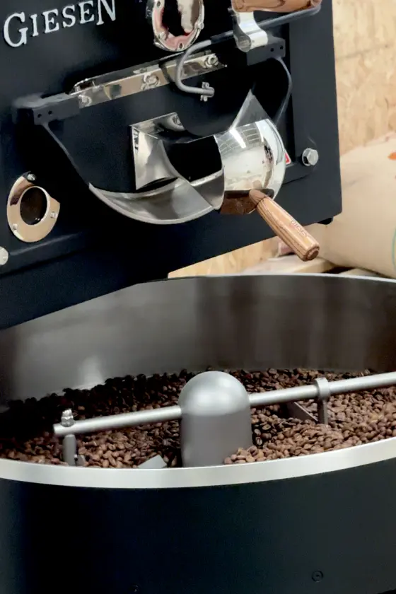 Café recién tostado