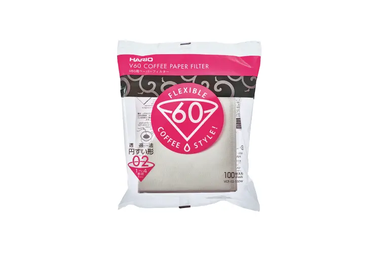 Hario V60 Filtro Papel 02 Blanqueado JAPÓN (100uds) - Bolsa_1