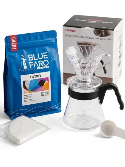 Filter Coffee Starter Pack | Hario V60 Kit + Specialty Coffee
